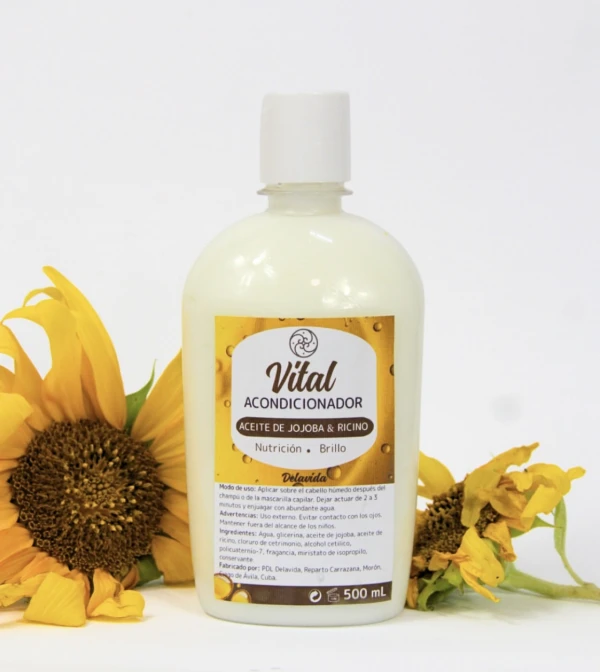 Acondicionador "Vital" de Aceite de Jojoba y Ricino's foto | Naturana Shop |  BizneCubano
