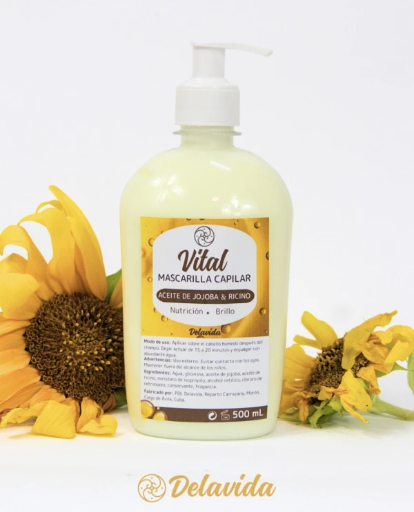 Mascarilla "Vital" de Aceite de Jojoba y Ricino's foto | Naturana Shop |  BizneCubano