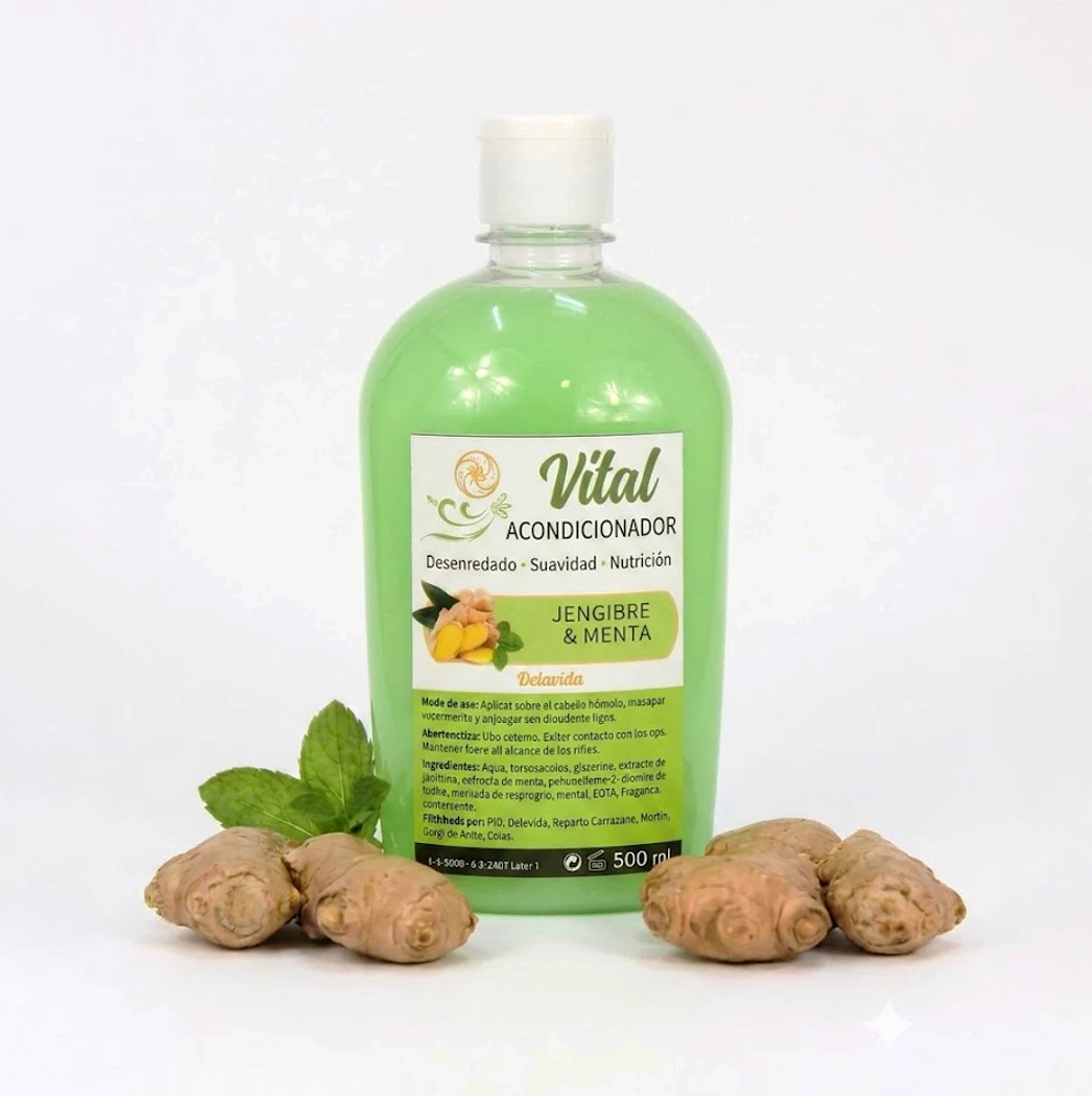 Acondicionador "Vital" de Jengibre y Menta's foto | Naturana Shop |  BizneCubano