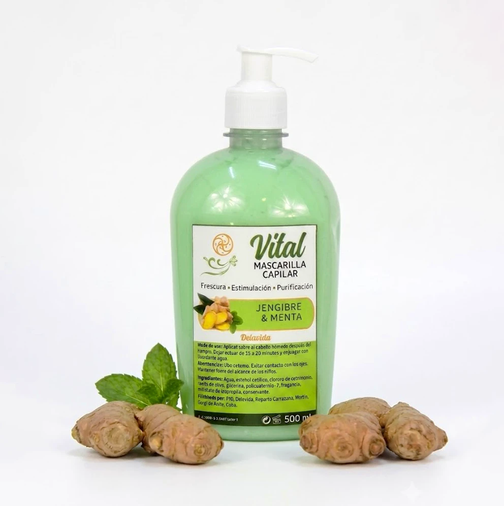 Mascarilla "Vital" de Jengibre y Menta's foto | Naturana Shop |  BizneCubano